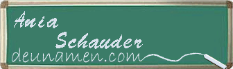 Ania Schauder Visitenkarte